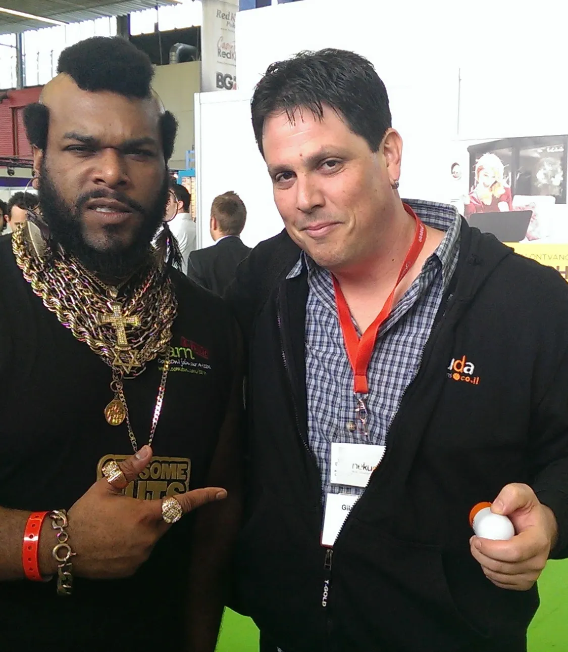 With Mr. T at TNW Amsterdam 2012